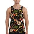 thumbnail image 1 of KLL Owl And Leaves Print Men's Muscle Gym Workout Stringer Tank Tops Bodybuilding Fitness T-Shirts Tank Tops Men-Medium, 1 of 7