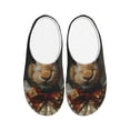 thumbnail image 1 of KLL Palatial Style Flower Rabbit Pattern Adult Unisex Cozy Slippers,Fuzzy Slip-on Slippers TPR Sole Slippers Comfort Plush Home Footwear for Indoor & Outdoor-13, 1 of 7