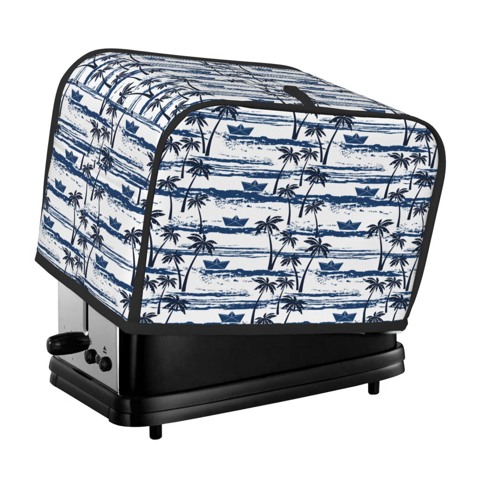 Tree Motif Toasters KLL Palm Tree Print 2 Slice Toaster Dust Covers Kitchen Small Appliance ...