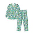 thumbnail image 1 of KLL Panda Bathing Sleepwear Mens Flannel Pajamas,Long Cotton Pj Set, 1 of 1
