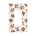 thumbnail image 1 of KLL Panda Ice Creams Donuts Pattern Electrical Outlet Covers, 3" x 5" 1 Pack Electric Receptacle Plug Covers for Decorator Receptacle Outlet & Switch-Style U, 1 of 6