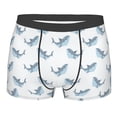 thumbnail image 1 of KLL Party Shark Cute Men's Cotton Boxer Briefs Underwear-XX-Large, 1 of 8
