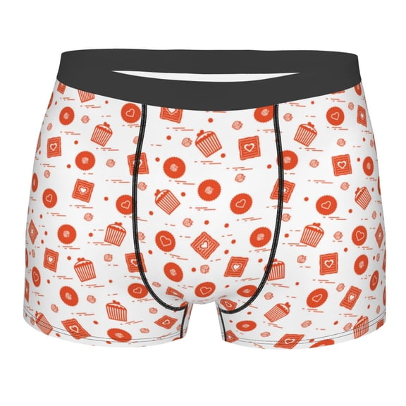 KLL Pastry Men's Cotton Boxer Briefs Underwear-Small