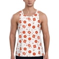 thumbnail image 1 of KLL Pastry Print Men's Muscle Gym Workout Stringer Tank Tops Bodybuilding Fitness T-Shirts Tank Tops Men-X-Large, 1 of 7