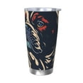 thumbnail image 1 of KLL Patriotic Bulldog Art Print 40oz Stainless Steel Insulated Car Cup with Spillproof Lid - Keep Your Drink Hot or Cold on the Go-Without Straw, 1 of 8