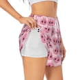 thumbnail image 1 of KLL Pig Nose Pattern Shorts Women,Athletic Shorts High Waisted Running Shorts Pocket Sporty Short Gym Elastic Workout Shorts-X-Large, 1 of 7