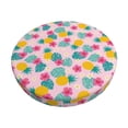 thumbnail image 1 of KLL Pineapple And Leaves Round Bar Chair Cushion Cover ,Bar Stool Protector with Elastic, Soft Washable, 1 of 6