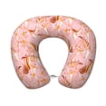 thumbnail image 1 of KLL Pink Cockatoo Birds Pattern Memory Foam Cervical Neck Pillow Versatile U-Shaped Pillows for Home/Office/Camping/Travelling/Soft Washable Cover, 1 of 8