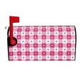 thumbnail image 1 of KLL Plaid Heart Pattern Mailbox Covers,Magnetic Mailbox Waterproof Post Box Cover Post Letter Box Cover Decorations Standard Size-25.5x21 in, 1 of 8