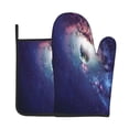 thumbnail image 1 of KLL Planets Stars And Galaxies Pattern Oven Mitts and Pot Holders 2pcs Sets for Kitchen, Oven Mitt Heat Resistant 536°F, Oven Gloves for Kitchen,Cooking and Baking, 1 of 7