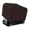 thumbnail image 1 of KLL Poker Creative Symbols Print 4 Slice Toaster Dust Covers Kitchen Small Appliance Cover with 2 Pockets,Can hold Jam Spreader Knife & Toaster Tongs (12.4 x 10.6 x 8.2), 1 of 6