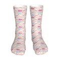 thumbnail image 1 of KLL Poodle In Ballet Skirts Dancing Print Womens Crew Socks Athletic Middle Tube Long Socks Novelty Socks Gifts For Men, 1 of 7