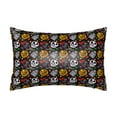 thumbnail image 1 of KLL Pumpkin And Flying Bat Pattern Silk Pillowcase for Hair and Skin Standard Size 20"X 30" Soft Breathable Pillow Covers for Sleeping, 1 of 6
