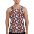 thumbnail image 1 of KLL Pumpkin And Flying Bat1 Print Men's Muscle Gym Workout Stringer Tank Tops Bodybuilding Fitness T-Shirts Tank Tops Men-4X-Large, 1 of 7