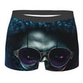 thumbnail image 1 of KLL Punk Style Blue Haired Skull Men's Cotton Boxer Briefs Underwear-Large, 1 of 8
