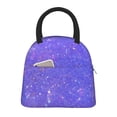 thumbnail image 1 of KLL Purple Glitter for Insulated Lunch Bag- Leakproof Cooler Tote Bag Organizer for Women & Men - Reusable Lunch Box for Office Picnic Hiking Beach-One Size, 1 of 6