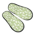 thumbnail image 1 of KLL Rabbit And Carrot (2) Slippers for Women Men House Slip on Indoor Outdoor Bedroom Furry Fleece Lined Ladies Comfy Anti-Skid Rubber Hard Sole-, 1 of 8