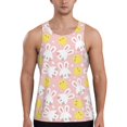 thumbnail image 1 of KLL Rabbit And Chick Print Men's Muscle Gym Workout Stringer Tank Tops Bodybuilding Fitness T-Shirts Tank Tops Men-Large, 1 of 7