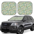thumbnail image 1 of KLL Rabbit And Chick Windshield Sun Shade 2-Piece Foldable Car Front Window Sunshade for Most Sedans SUV Truck- Medium, 1 of 5