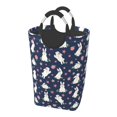 thumbnail image 1 of KLL Rabbit And Flower Laundry Hamper,Large Canvas Fabric Lightweight Storage Basket Toy Organizer Dirty Clothes Collapsible Waterproof, 1 of 6