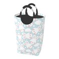 thumbnail image 1 of KLL Rabbit And Star Laundry Hamper,Large Canvas Fabric Lightweight Storage Basket Toy Organizer Dirty Clothes Collapsible Waterproof, 1 of 6