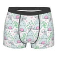 thumbnail image 1 of KLL Rabbit Back View Men's Cotton Boxer Briefs Underwear-Large, 1 of 8