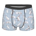 thumbnail image 1 of KLL Rabbit Is Eating Carrots Men's Cotton Boxer Briefs Underwear-X-Large, 1 of 8