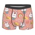 thumbnail image 1 of KLL Rabbit So Cute Men's Cotton Boxer Briefs Underwear-Medium, 1 of 8