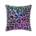 thumbnail image 1 of KLL Rainbow Animal Skin Decorative Throw Pillow Covers Velvet Soft for Couch Sofa Bedroom Living Room Outdoor - 20"x20", 1 of 8