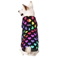 thumbnail image 1 of KLL Rainbow Hearts for Basic Dog Hoodie - Pet Hoodie Sweater with Leash Hole - Cute Dog Sweatshirt - Pet Clothes Hooded Sweatshirt for Dog & Cat -X-Large, 1 of 8
