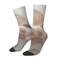 thumbnail image 1 of KLL Raindrop Kitten Paw Print Cool Socks Men's Women's Crew Socks Funny Crazy Novelty Stockings, 1 of 6