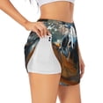 thumbnail image 1 of KLL Realistic Cute Sea Turtle Pattern Shorts Women,Athletic Shorts High Waisted Running Shorts Pocket Sporty Short Gym Elastic Workout Shorts-X-Large, 1 of 7