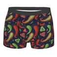 thumbnail image 1 of KLL Red Chili Men's Cotton Boxer Briefs Underwear-Medium, 1 of 8