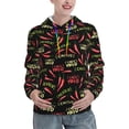 thumbnail image 1 of KLL Red Chili for Womens Pullover Hoodie with Pocket Hooded Long Sleeve Shirts Sweatshirt for Women-X-Large, 1 of 7