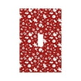 thumbnail image 1 of KLL Red Christmas Cheer. Pattern Electrical Outlet Covers, 3" x 5" 1 Pack Electric Receptacle Plug Covers for Decorator Receptacle Outlet & Switch-Style T, 1 of 6
