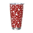 thumbnail image 1 of KLL Red Christmas Cheer. Print 40oz Stainless Steel Insulated Car Cup with Spillproof Lid - Keep Your Drink Hot or Cold on the Go-Without Straw, 1 of 8