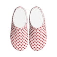 thumbnail image 1 of KLL Red Cross Pattern Adult Unisex Cozy Slippers,Fuzzy Slip-on Slippers TPR Sole Slippers Comfort Plush Home Footwear for Indoor & Outdoor-11, 1 of 7