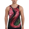 thumbnail image 1 of KLL Red Viper Jungle Intensity Print Men's Muscle Gym Workout Stringer Tank Tops Bodybuilding Fitness T-Shirts Tank Tops Men-Large, 1 of 7