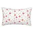 thumbnail image 1 of Kll Red Coral And Scallop Seashell Pillow Covers Envelope Closure,Super Soft And Cozy Fuzzy Fleece Pillow Case Cover (Pillow core not included) 20"X30", 1 of 8