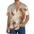 thumbnail image 1 of KLL Relaxing Cat With Tea Print Men's Shirt Short Sleeve Button Down Summer Cuba Beach Shirts- X-Large, 1 of 5