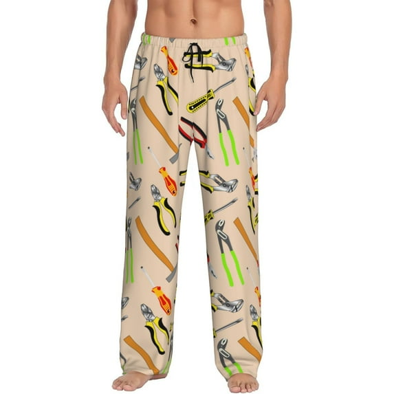 KLL Repair tools Mens Pajama Pants for Men,Mens Lounge Pants,Funny Gifts for Men,Men's Pajama Bottoms-Large