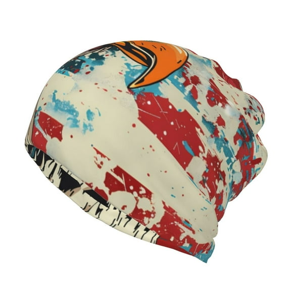 KLL Retro American Eagle Pirnt Wicking Running Beanie Head Wrap Cycling Bandana for Men Women