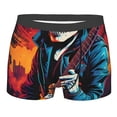 thumbnail image 1 of KLL Rock Skull Singer Men's Cotton Boxer Briefs Underwear-XX-Large, 1 of 8