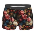 thumbnail image 1 of KLL Rose Flowers Men's Cotton Boxer Briefs Underwear-, 1 of 8
