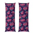 thumbnail image 1 of KLL Rose Flowers Pattern Long Body Pillow Cover,20x60 Body Pillow Cases,Soft Brushed Microfiber Invisible Zipper Design-Pillow core not included, 1 of 7