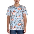 thumbnail image 1 of KLL Rose Flowers for Men's Baseball Shirts,Short Sleeve Casual Shirts Button Down Shirt for Men Beach Summer Wedding Shirt-Medium, 1 of 7