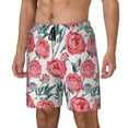 thumbnail image 1 of KLL Rose Flowers for Mens Swim Trunks Quick Dry Swim Shorts with Built-in Compression Liner Funny Swimwear Bathing Suits-Medium, 1 of 6