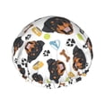 thumbnail image 1 of KLL Rottweiler Pattern Shower Cap & Bath Cap for Women,Reversible Oversized Waterproof Shower Caps for all Hair Lengths,Elastic Reusable Bathing Hair Cap, 1 of 6