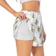 thumbnail image 1 of KLL Rubber Duck Showe Pattern Shorts Women,Athletic Shorts High Waisted Running Shorts Pocket Sporty Short Gym Elastic Workout Shorts-Large, 1 of 7