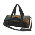 thumbnail image 1 of KLL Rustic Cabin Autumn Forest Duffle Bag For Men Women Sport Gym Fitness Tote Travel Training Workout Basketball Football Weekender, 1 of 6